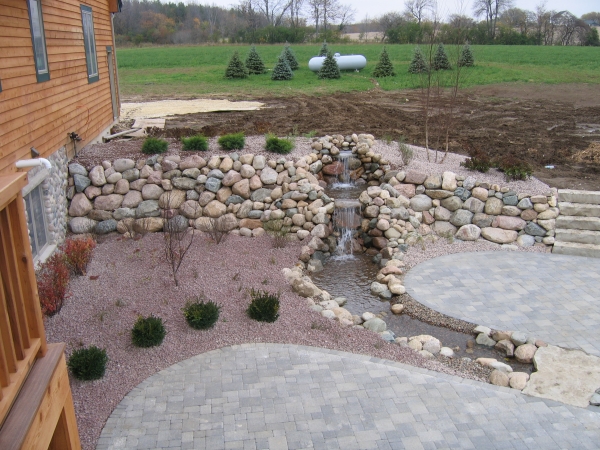 Ozaukee County Waterfall Design and Installation